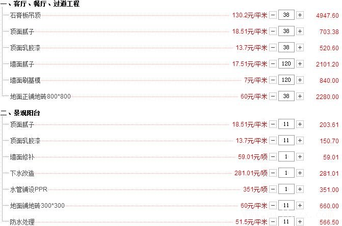 110平米簡單要多少錢？110平全包裝修預(yù)算清單（詳細(xì)價(jià)格）