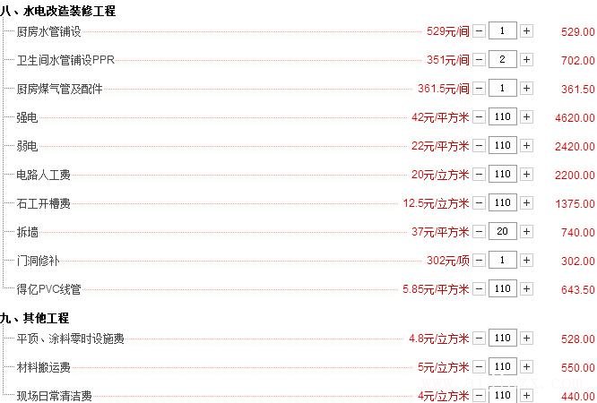 110平米簡單要多少錢？110平全包裝修預(yù)算清單（詳細(xì)價(jià)格）